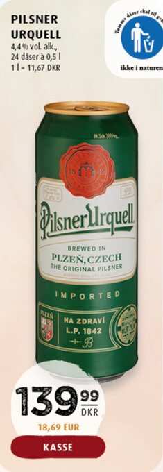 Scandinavian Park Pilsner urquell erbjuda
