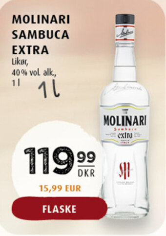 Scandinavian Park Molinari sambuca extra erbjuda