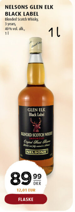 Scandinavian Park Nelsons glen elk black label erbjuda