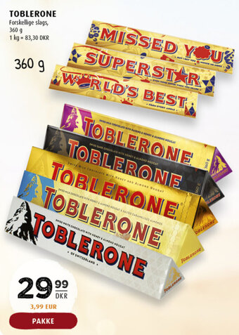 Scandinavian Park Toblerone erbjuda