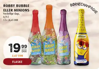 Robby bubble eller minions