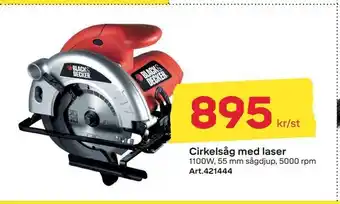Cirkelsåg med laser