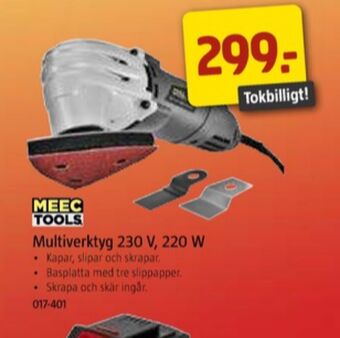 Jula Meec tools multiverktyg erbjuda