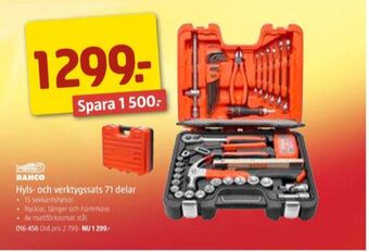 Jula Bahco hylsnyckelsats erbjuda