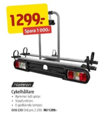 Jula Hamron cykelhållare erbjuda