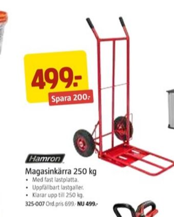 Jula Hamron magasinkärra erbjuda