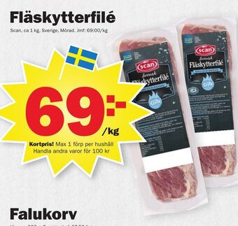 Pekås Fläskytterfilé erbjuda