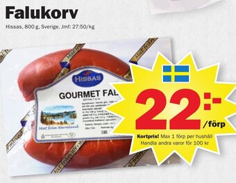 Pekås Falukorv erbjuda