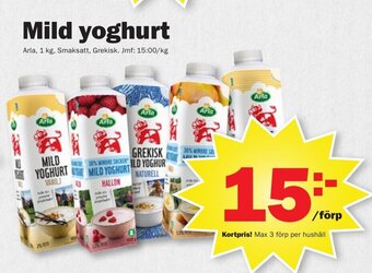 Pekås Mild Yoghurt erbjuda