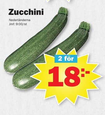Pekås Zucchini erbjuda