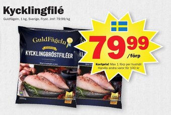 Pekås Kycklingfilé erbjuda