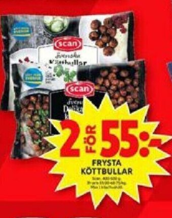 ICA Maxi Frysta köttbullar erbjuda