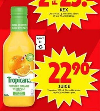 ICA Maxi Juice erbjuda