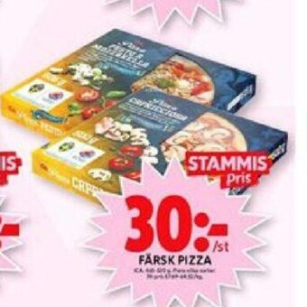 ICA Maxi Färsk pizza erbjuda