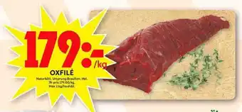 ICA Maxi Oxfilé erbjuda