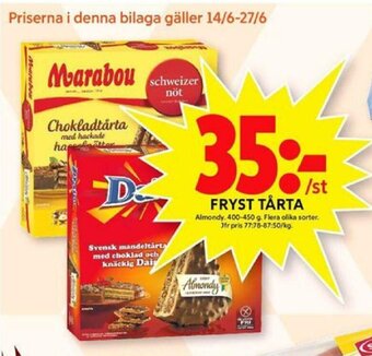 Fryst tårta