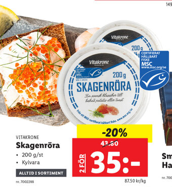 Lidl Skagenröra erbjuda