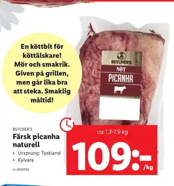 Lidl Färsk picanha naturell erbjuda