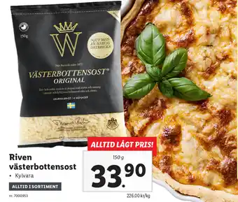 Lidl Riven västerbottensost erbjuda