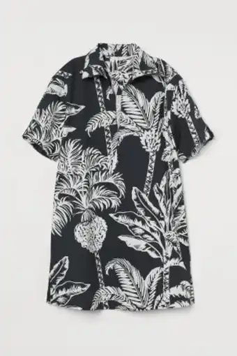 H&M Klänning i bomullstwill erbjuda