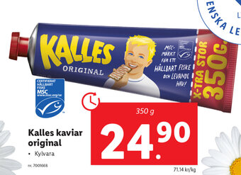 Lidl Kalles kaviar original erbjuda