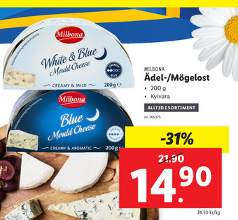 Lidl Ädel-/mögelost erbjuda