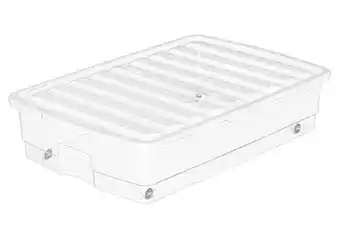 Clas Ohlson Smartstore sänglåda med hjul erbjuda