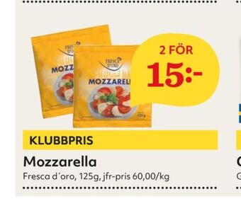 Hemköp Fresca d oro mozzarella erbjuda