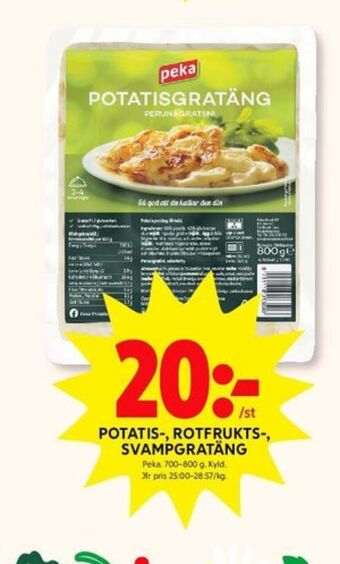 ICA Kvantum Peka potatisgratäng erbjuda