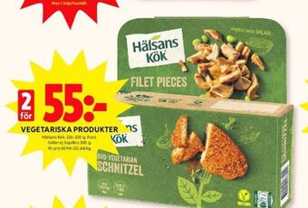 ICA Kvantum Hälsans kök vegetarmat erbjuda