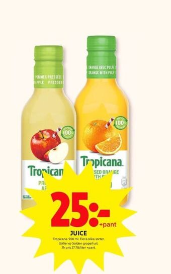 ICA Kvantum Tropicana juice erbjuda