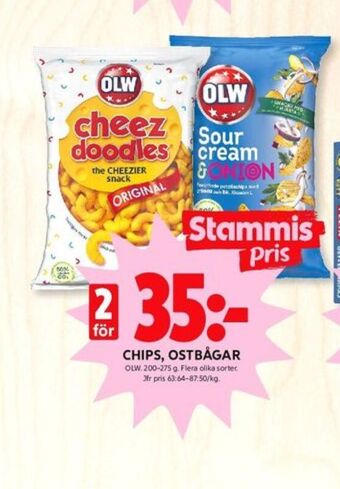 ICA Kvantum Olw chips erbjuda