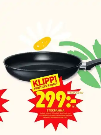 ICA Kvantum Fiskars stekpanna erbjuda