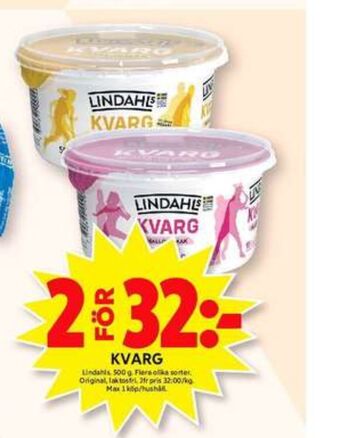 ICA Maxi Lindahls kvarg erbjuda