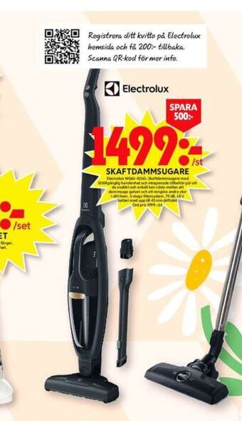 ICA Maxi Electrolux dammsugare erbjuda
