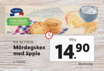 Lidl Mördegskex med äpple erbjuda