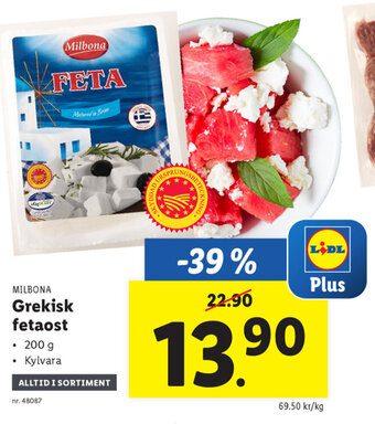 Lidl Grekisk fetaost erbjuda