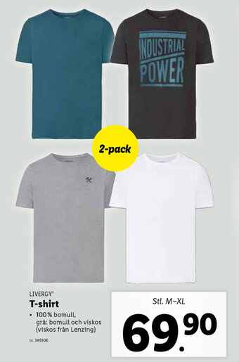 Lidl T-shirt erbjuda