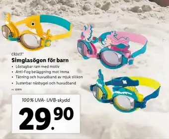 Lidl Simglasögon för barn erbjuda