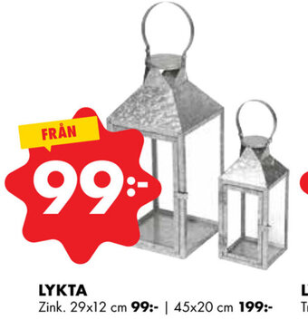 ÖoB Lykta erbjuda