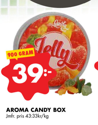 ÖoB Aroma candy box erbjuda