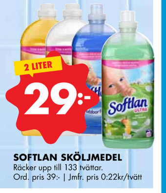 ÖoB Softlan sköljmedel erbjuda