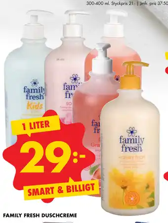 ÖoB Family fresh dushcreme erbjuda