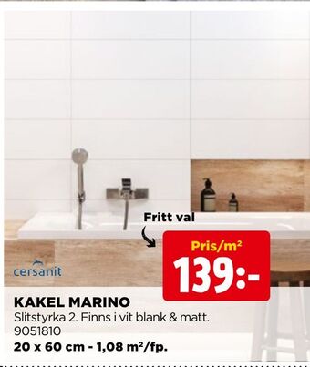 Jem&Fix Kakel marino erbjuda
