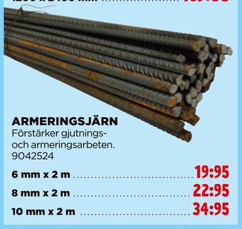 Jem&Fix Armeringsjärn erbjuda