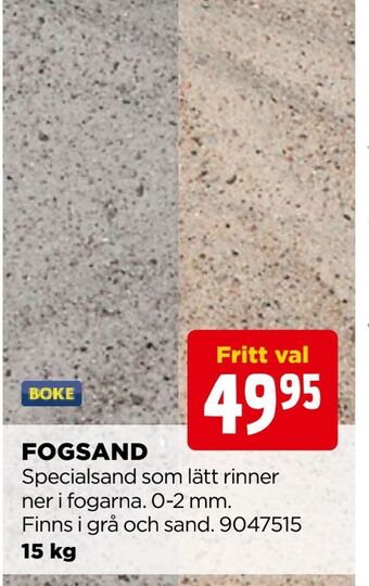 Jem&Fix Fogsand erbjuda