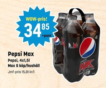 Eurocash Pepsi max erbjuda