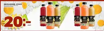 Bonum Matmarknad Ekologisk juice erbjuda