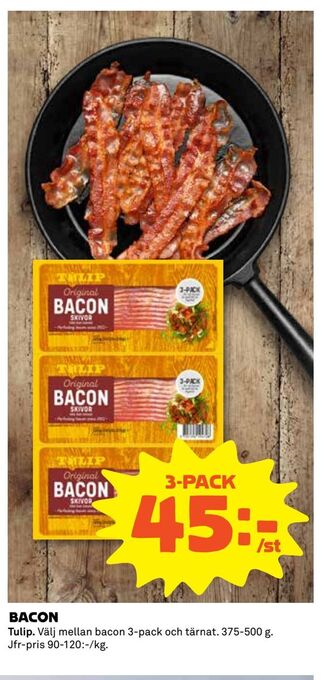 Coop Extra Bacon erbjuda