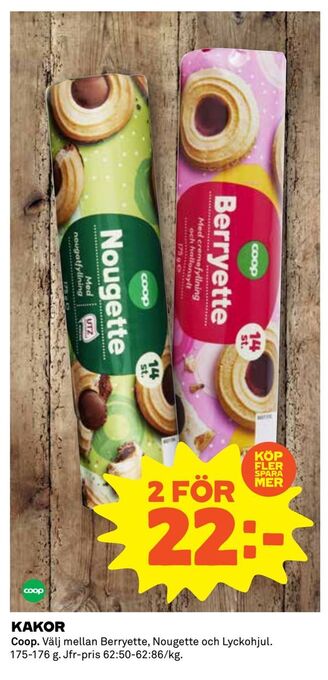 Coop Extra Kakor erbjuda